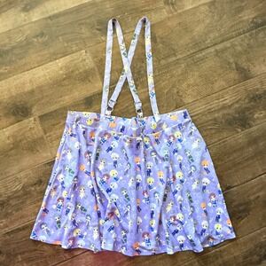 Hot Topic Fruits Basket Chibi Characters Suspender Plus Size Skirt, Purple, 5